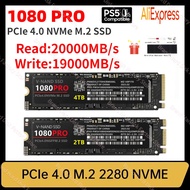Original 1080 Pro MAX SSD 4TB M. 2 SSD PCIE4.0 NVME/ NGFF Hard Drive 1TB/2TB/8tb Internal Hard Disk For Ps5/Laptop/De Desktop/