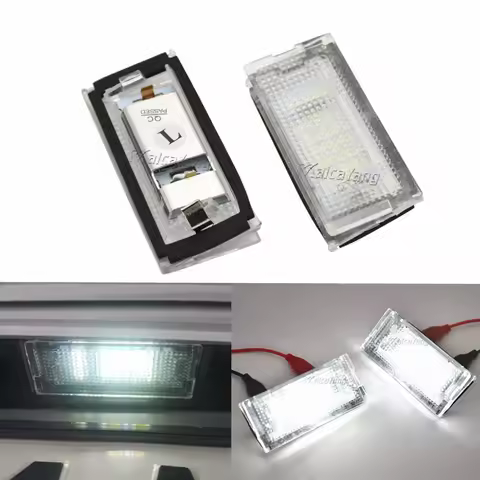 LED Number License Plate Light Lamp Cold White CANBUS Car No Error For BMW 3 Series E46 4D 1998-2003