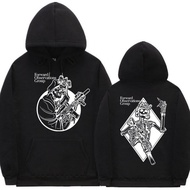 2026 New Style Retro Forward View Observation Group Hoodie Punk Horror Casual Printed Top Ready Stoc