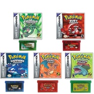 Pokemon Game Card English Language Emerald Sapphire Series GB NDSL GBC GBA GBM SP Ruby Firered Video