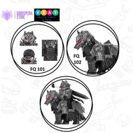 Poseable Small Action Figure with Bright - Guts Black Swordman WITHOUT MAGNET (FQ101 -FQ102)