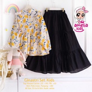 Amelia Kids - Ginastri Pleated Skirt Set for Teenagers, Beautiful Blouse Top