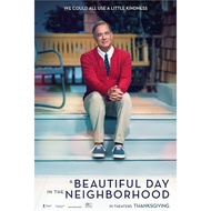 A Beautiful Day In The Neighborhood Movie Poster Print Photo Wall Art Tom Hanks, Chris Cooper Mr Rog