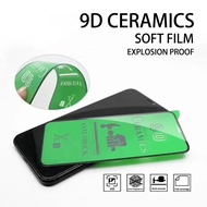 9D Ceramics Screen Protector Full Cover Soft Guard Cuverd Edge Tempered Film for infinix HOT 8 9 10 10s 11 11s NFC 12 Play 20 20S 20i Smart 4 5 6 Plus