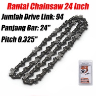 CASTA Rantai Potong Chainsaw/Rantai Chainsaw 20/22/24 Inch Kekerasan Tinggi yang Rantai Untuk Gergaj