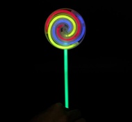 Lollipop Candy Glow in the Dark Permen Glow Warna Warni GLOWSTICKBALI