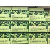 20pcs/box ready stock bsy noni black hair Magic shampoo