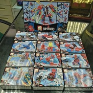 SPIDERMAN 蜘蛛俠 12合1 超級英雄積木玩具