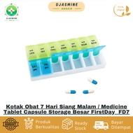 7-Day Day and Night Medicine Box / Medicine Large Capsule Storagetablet FirstDay FD7