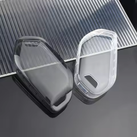 Transparent TPU Car Key Case Cover for Kia EV9 Picanto Sorento MQ4 Carnival KA4 Morning K5 Carens 20