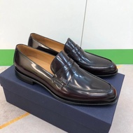 1: 1 Dior Dior 2025 Counter New Style DI Men's Shoes Genuine Leather Breathable Business Formal Leat