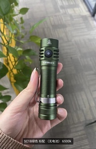 Sofirn SST40 6500k 小型户外露營 18650充電 手電筒（全新綠色有貨）
