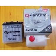 MOTORCYCLE QUANTUM BATTERY QM3Z-3B 12N 5L WITH SOLUTION FOR MIO SPORTY