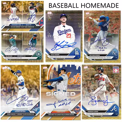 BASEBALL DIY homemade Autographed Oblique Light Laser Collector Card JUAN SOTO CARLOS BELTRAN SHOHEI