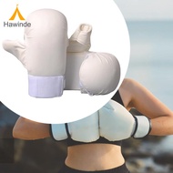 Hawwinde Găng tay đấm bốc trẻ em găng tay Đấu Tập hấp thụ sốc bằng da PU thoáng khí thoải mái bao cá