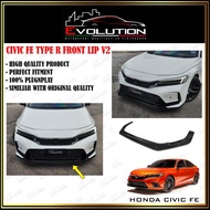 CIVIC FE TYPE R FRONT BUMPER TYPE R FRONT LIP V2