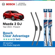 Bosch Clear Advantage U Hook Wiper Set for Mazda 2 Sedan (DJ) (BCA22"/BCA17")