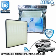 D Filter กรองแอร์ ใช้สำหรับ Mitsubishi มิตซูบิชิ ไทรทัน TritonPajero 2005-2015 HEPA (D Protect Filte