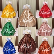 FILIPIÑIANA GOWNS FOR KIDS SATIN(BUWAN NG WIKA/UNITED NATION) kids dress girl dress