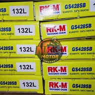 RK-M Gold Chain GS428SB-132L Original RK-M  -Original RK-M Chain -Made in Malaysia -Sesuai Utk semua