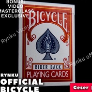 MERAH Send Directly REMI BICYCLE DECK RIDER BACK RED PLAYING CARDS