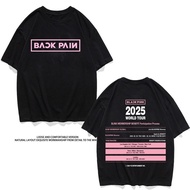 Kpop BLACKPINK 2025 WORLD TOUR <DEADLINE> Tshirt 100%Cotton Women Men shirt Lisa Rose Top