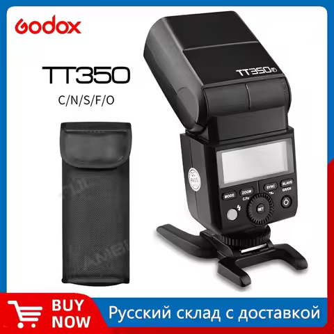 Godox TT350C TT350N TT350S TT350F TT350O TTL HSS 1/8000s Speedlight Flash with X1T Transmitter for C