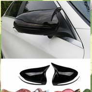For   W205 W213 W222 Gloss Black Horned Style Side Rear View Mirror Cover Trim A0998110122 A09981102