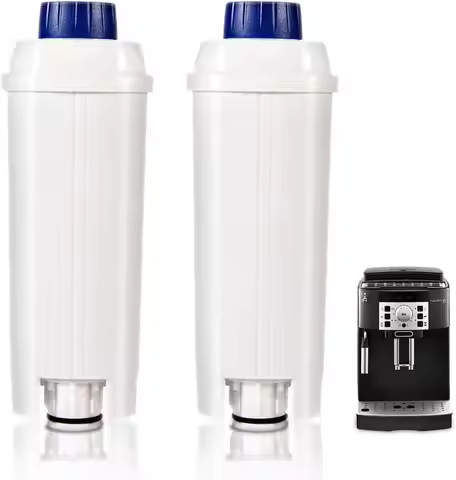 Replacement for DeLonghi Filter DLSC002, Water Filter Cartridges Activated Carbon Softener, Compatib