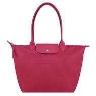 LONGCHAMP LE PLIAGE N＆Eacute;O系列厚尼龍長把肩背包（大/樹莓紅） _廠商直送