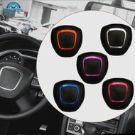 OPENMALL Car Interior Steering Wheel Center Logo Covers Stickers Trim Styling for Audi A1 A3 A4L/A6L