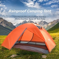 Desert Fox 2 Person Tent Lightweight 3 Season Backpacking Tents for Couple Family Hiking Camping Alu