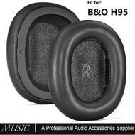 Upgraded Sheepskin Leather Earpads for B&O Beoplay H95 ANC Headphones, Strong Magnet / High-Density 