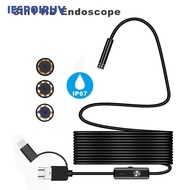 IESPOIRUV Inspection Camera, 408P/720P/1080P LED Light HD Inspection Camera, 3 in 1 IP67 Waterproof 