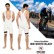 Roadbike BIB shorts White blast New Maero Sport