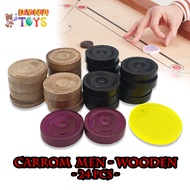 Carrom Men Set For Carrom Board Games [Carrom Seed With Striker - 24Pcs]