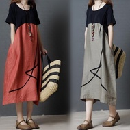 [Ready Stock Fast Shipping] Summer New Style Korean Version Loose Plus Size Women's Fashion Cotton L