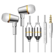 iBrain Anti-Radiation Protection Air Tube Earphones (FC12-C) - 3.5MM*4P White (Shielding Headsets)