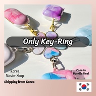 【Lettering Marble Key Ring】 AirPod/AirPod Pro/AirPod 3/Buds Key Ring