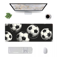 Crystal clear football Mouse Pad, Extra-Large Rubber Keyboard Pad Keyboard Pad, Desk Mat, Writing Pa