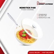 Ringgit Express High End Cobblestone White Non-Stick Pan Periuk Masak Super Stone Pans (28cm)