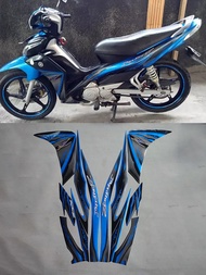 STRIPING STIKER LIS BODY MOTOR YAMAHA JUPITER Z 2010 ROBOT BIRU