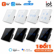 Tuya WIFI Square Smart Home Smart Touch Switch Smart Home Gadget Wifi Switch