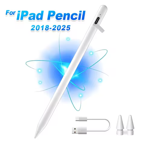 For Apple Pencil Pro Bluetooth Stylus Pen For iPad Pro Air 13 11 12.9 M3 M4 A16 2025 10th Generation