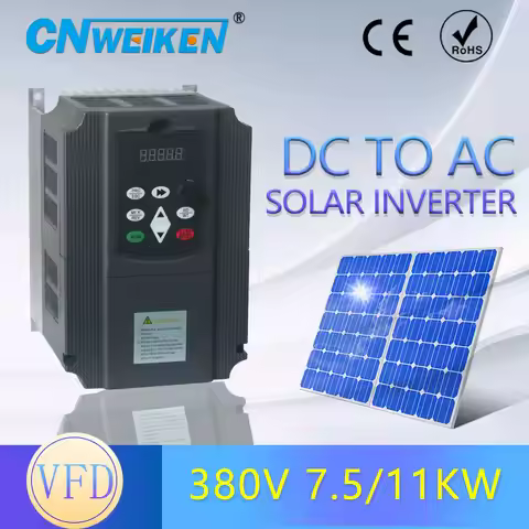380V 11KW DC to AC Solar Frequency Converter Three Output 50hz/60hz AC Drive VFD Inverter for submer