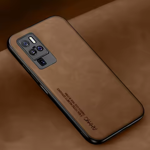Classic style popular Silicone Soft Case For VIVO X50 Pro Plus Case Pu leather Car Model Case For VI