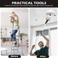 P.K.YO-3-13FT Assembled Light Bulb Changer for High Ceilings Light Bulb Changer with Telescoping Pol