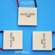 WISATHY Semiconductor Cooling Sheet, 30x30mm 40x40mm Refrigeration Plate,  TEC1-12702 5 Styles TES1-