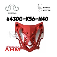 MERAH Front Cover FR ASSY Front Body Shield Panel Supra 150 GTR RED ORIGINAL HONDA AHM 6430C-K56-N40
