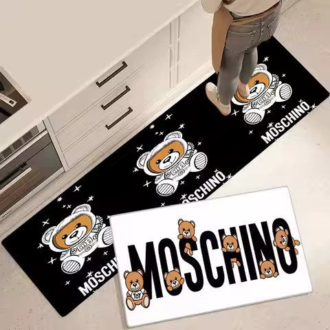 Entrance Front Door Doormat For M-M-Moschino Non-slip Kitchen Rug Living Room Rugs Balcony Bathroom 